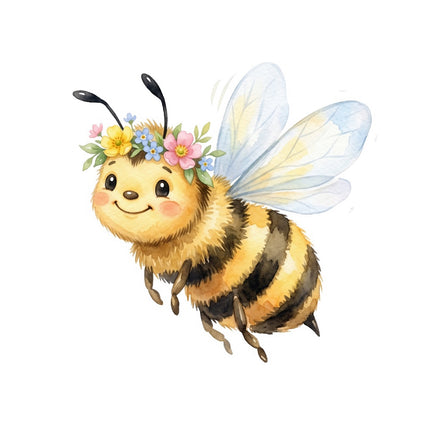 bee fabric panel