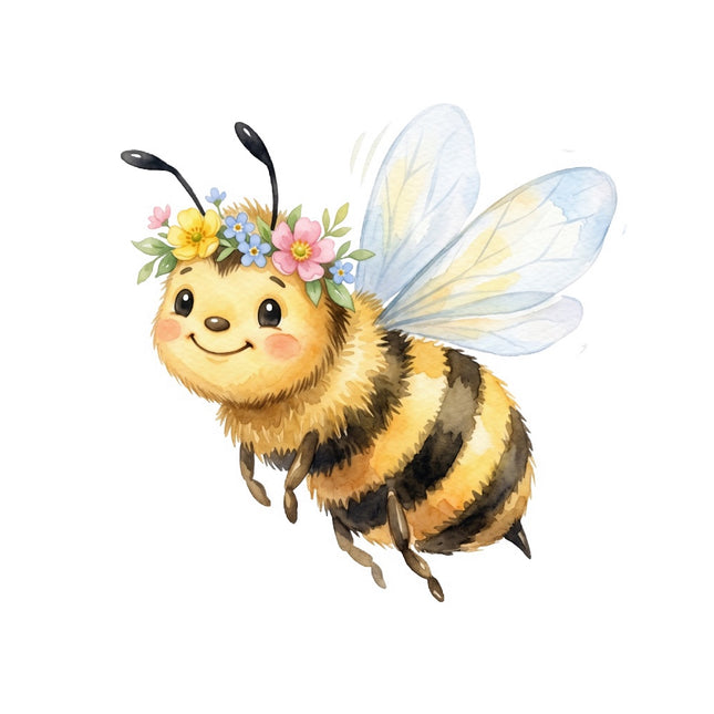 bee fabric panel