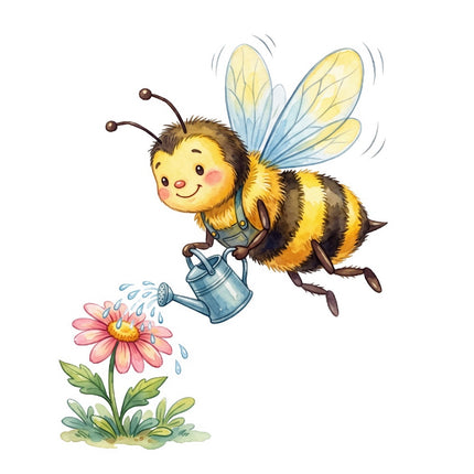 bee fabric panel
