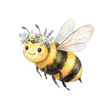 bee fabric panel