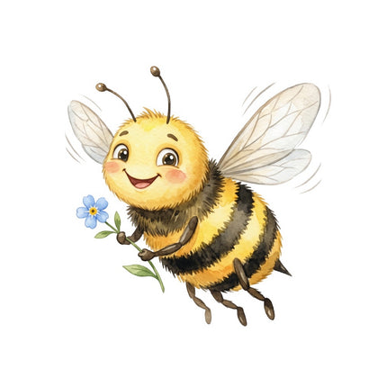 bee fabric panel