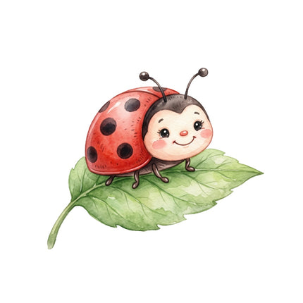 ladybug fabric panel