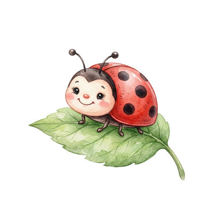 ladybug fabric panel