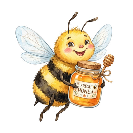 bee and honey quilt block