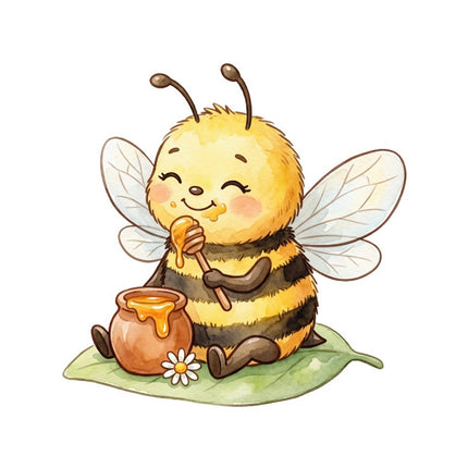 bee fabric panel