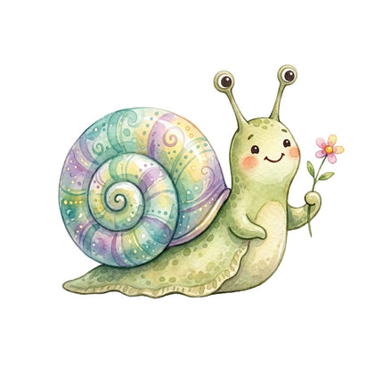 snail fabric panel