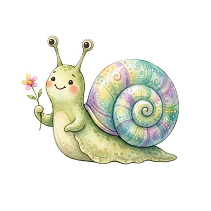 snail fabric panel