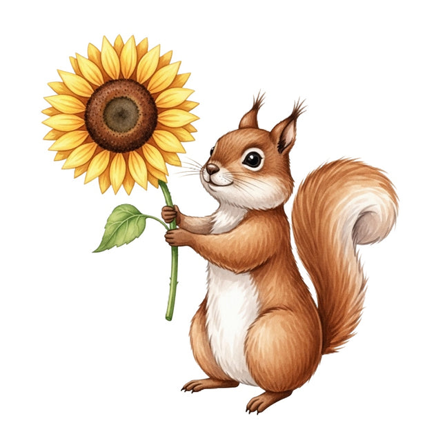 squirrel fabric panel