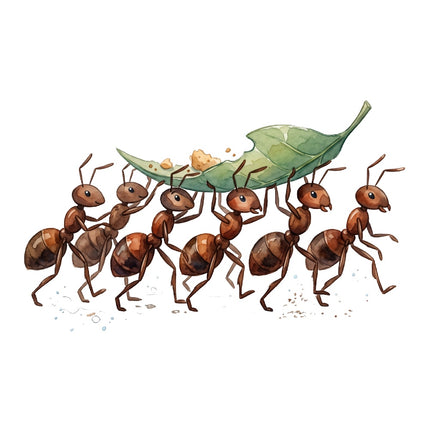 ants fabric panel