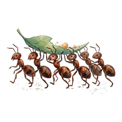 ants fabric panel