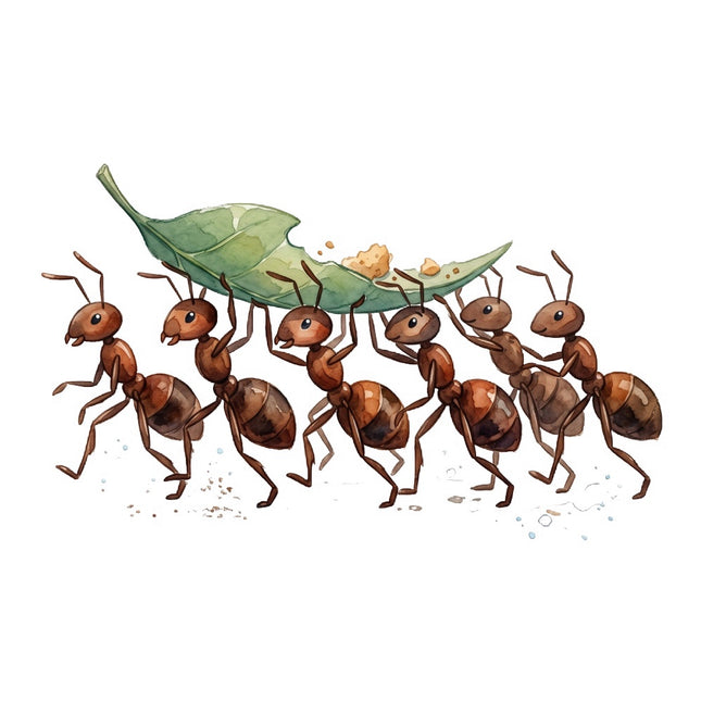 ants fabric panel
