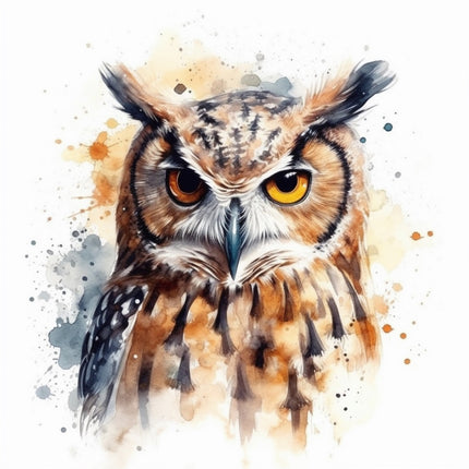 owl fabric panel
