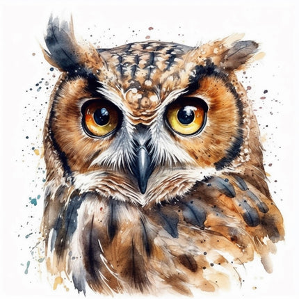 owl fabric panel