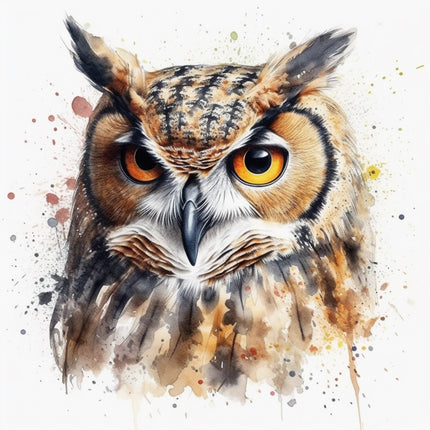 owl fabric panel