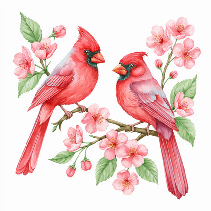 cardinals fabric panel