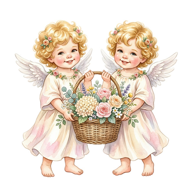 cherub quilt square