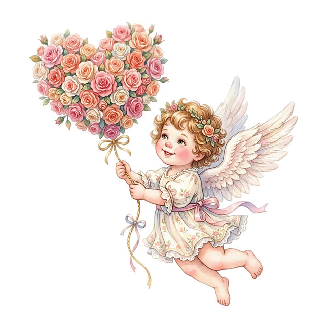 cherub quilt square