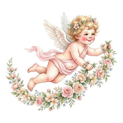 cherub quilt block
