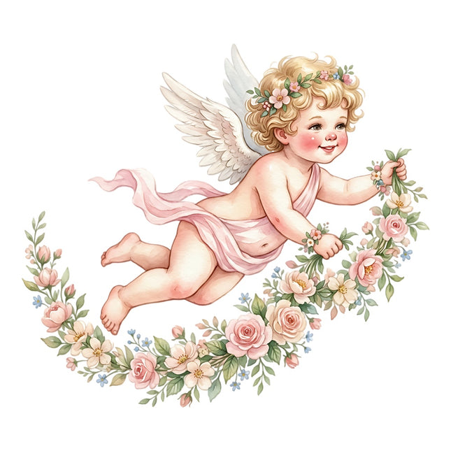 cherub quilt block
