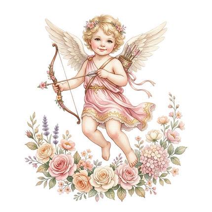 cupid fabric panel