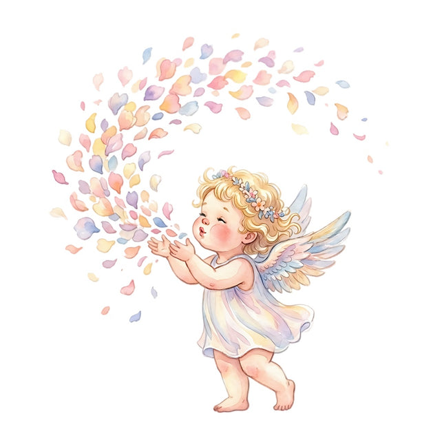 angel fabric panel