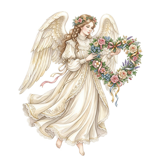 angel fabric panel
