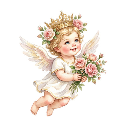 cherub fabric panel
