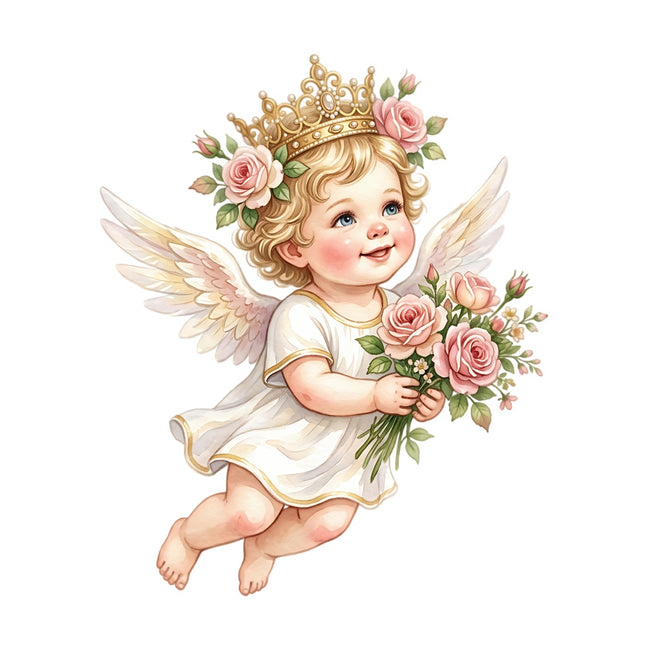 cherub fabric panel