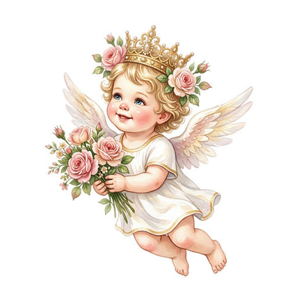 cherub fabric panel