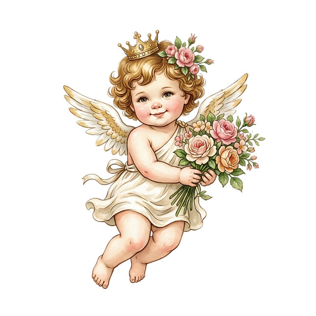 cherub fabric panel
