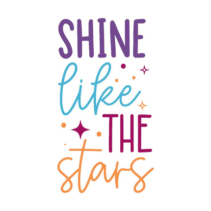 Shine Like The Stars 100% Cotton Fabric Panel Block AQ9007
