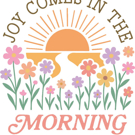 Psalm 30:5 Joy 100% Cotton Fabric Panel Block AR134