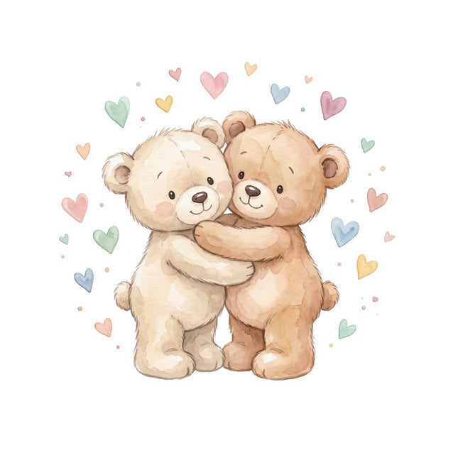 teddy bear fabric panel