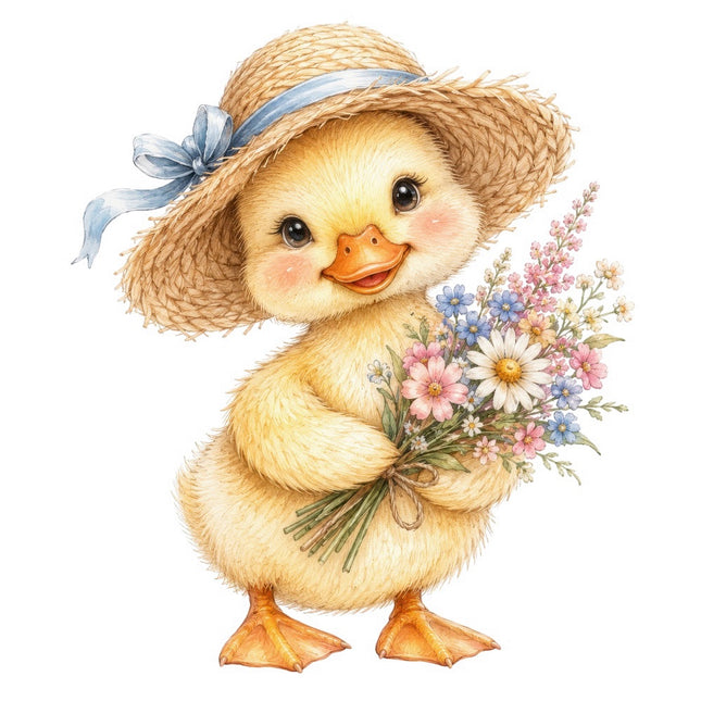 duckling fabric panel