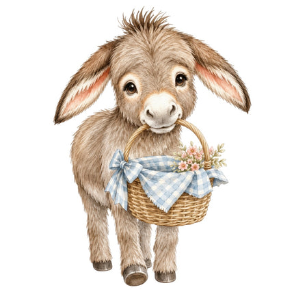 donkey fabric panel