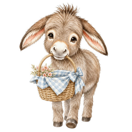 donkey fabric panel