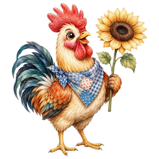 chicken fabric panel