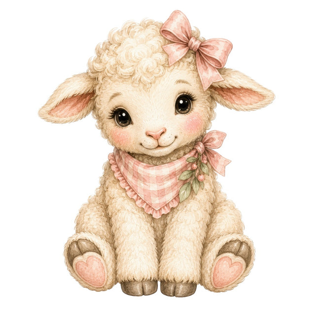 lamb fabric panel