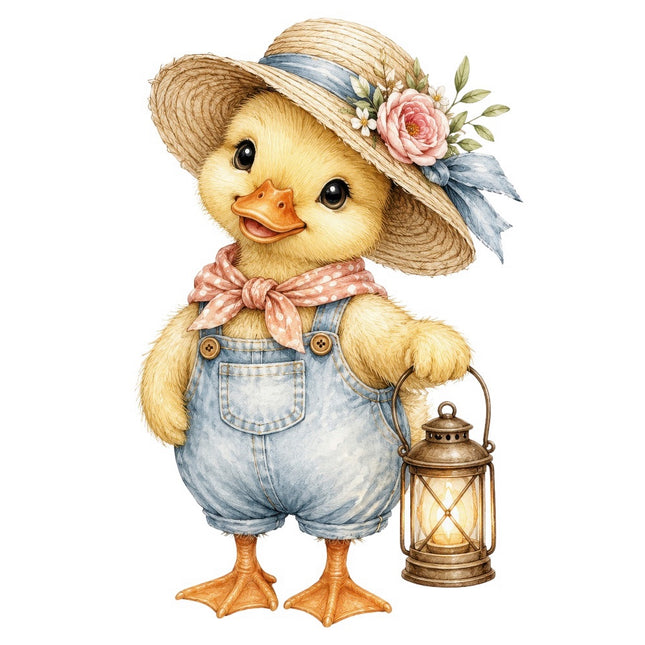 duckling fabric panel
