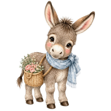 donkey fabric panel