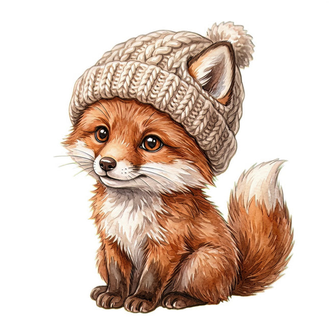 fox quilt square