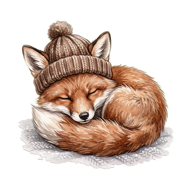 fox quilt square