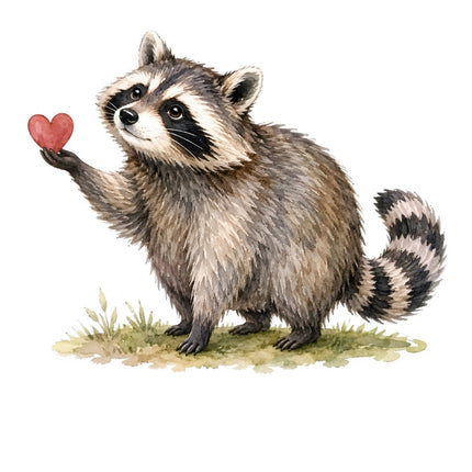 raccoon quilt square