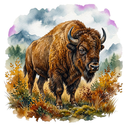 bison quilt block