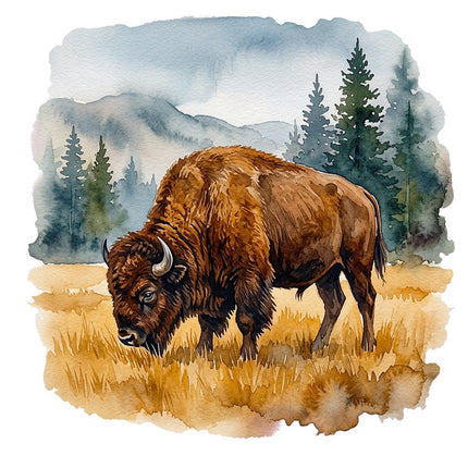 bison fabric panel square