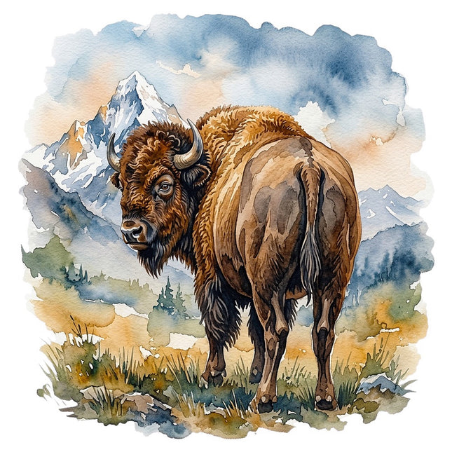 bison fabric panel square
