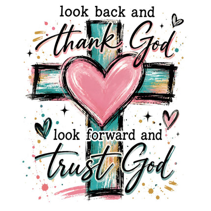 trust God fabric panel
