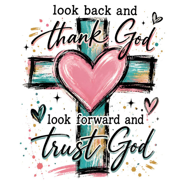 trust God fabric panel