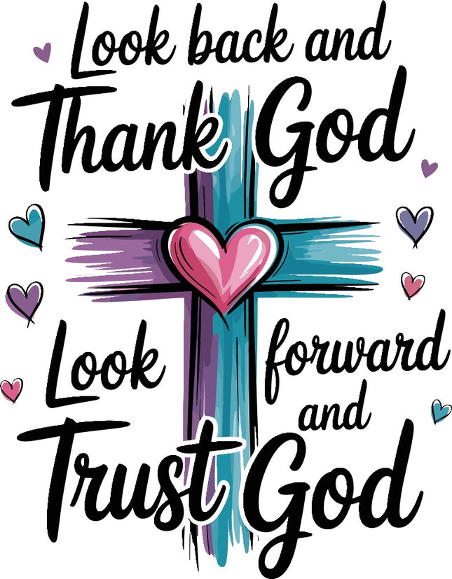 trust God fabric panel