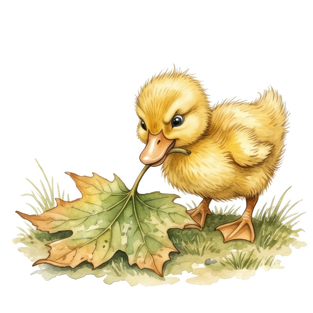 duckling quilt square